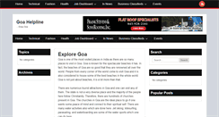 Desktop Screenshot of goahelpline.com