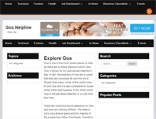 Tablet Screenshot of goahelpline.com